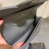 Chanel 1112 Gray medium size 2.55 caviar black gold