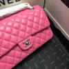 Chanel classic flap bag pink