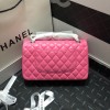 Chanel classic flap bag pink