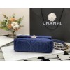 Chanel flap bag light blue 19 bag denim 26cm