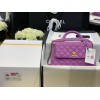 Chanel Coco Handle Purple Caviar Small Bag