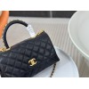 Chanel Coco Handle Black Large Caviar Bag