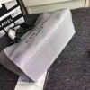 Chanel Grey Canvas Large Deauville Shopping Bag A68046 VS07815