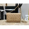 Chanel Woc CC caviar leather 19cm