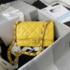 Chanel flapbag calfskin yellow 2020SS