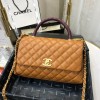 Chanel Coco Grained Calfskin Flap Bag 29cm