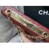 Chanel woc 19cm wine bag