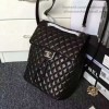 Chanel Urban Spirit Quilted Lambskin Large Backpack Black Silver Hardware 170301 VS02032