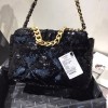 Chanel Sequins Chanel 19 Flap Bag AS1161 30cm