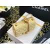 Chanel Lambskin & Gold-Tone Small Metal Flap Bag Yellow 13cm