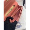 Chanel woc small handle orange bag