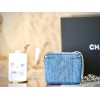 Chanel mini box denim bag