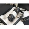 Chanel 22C flap black bag 20cm