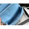 Chanel 22 tweed classic blue flap bag 25cm