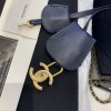Chanel Vanity Case Navy Small
