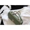 Chanel Fu vintage green flap bag