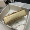 Chanel Gold Lambskin Medium Classic Double Flap Bag