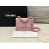 Chanel 19 mini pink bag