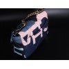CHANEL 19 Maxi Flap Bag in Multicolor Printed Silk