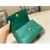 Chanel Coco Green Python Mini Bag