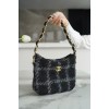 Chanel maxi hobo tweed bag