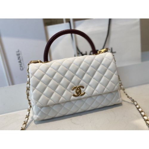 Chanel Coco flap bag re handle 29 cm