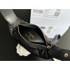 Chanel black lambskin pouch