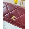 Chanel woc 19cm wine