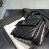 Chanel Trendy CC Black V Quilter Top Handle Bag