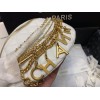 Chanel 2019 white leather chain waist bag