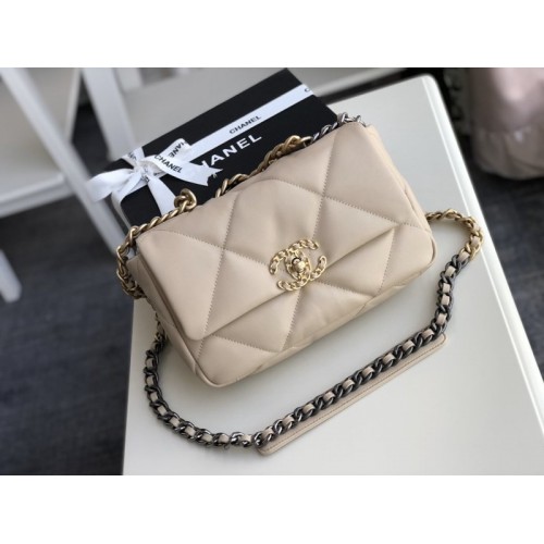 Chanel 19 Flap small Bag Beige