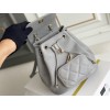 Chanel grey calfskin backpack