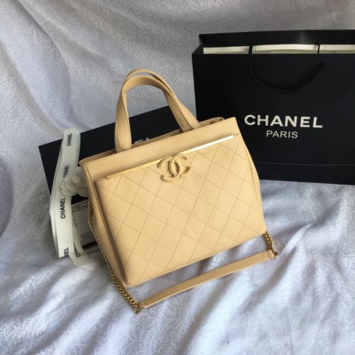 Chanel Tote Bag Dark apricot 57563