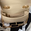 Chanel flap bag 20cm beige AS2975
