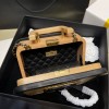Chanel Beech Wooden Case Box Bag