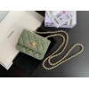 Chanel CC Woc Mini Green Bag