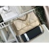 Chanel 19 Flap Medium Bag Beige