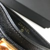 Chanel card holder in gold hardware