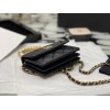 Chanel super mini flapbag with pearl handle