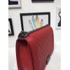 Chanel 30cm Red Caviar Boy Bag