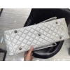 Chanel Flap Travel Bag in Silver