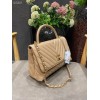 Chanel Coco Top Handle Bag Beige