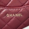 Chanel mini flap bag new red AS2892