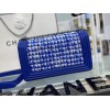 Chanel flap bag blue 25cm
