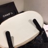 Chanel Grained Calfskin Black - White Backpack AS1371