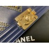 Chanel Leboy Blue Flap Bag 25cm