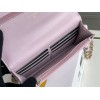 Chanel Quilted 19 Wallet on Chain WOC Pink 2019