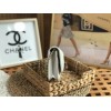 Chanel Woc CC chain white leather bag