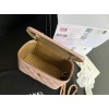 Chanel Vantiy Case Pink Leather Bag