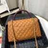 Chanel Coco Grained Calfskin Flap Bag 29cm